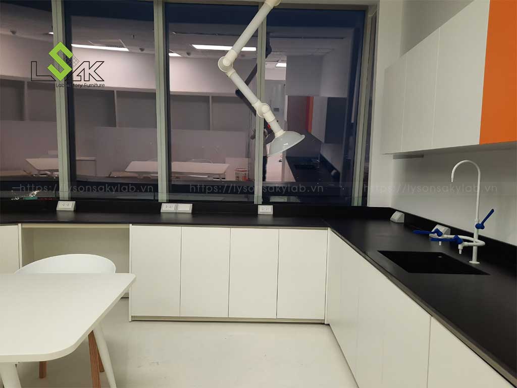 Lý Sơn Sa Kỳ Lab tư vấn thiết kế, lắp đặt nội thất phòng thí nghiệm cho công ty ở quận 2,