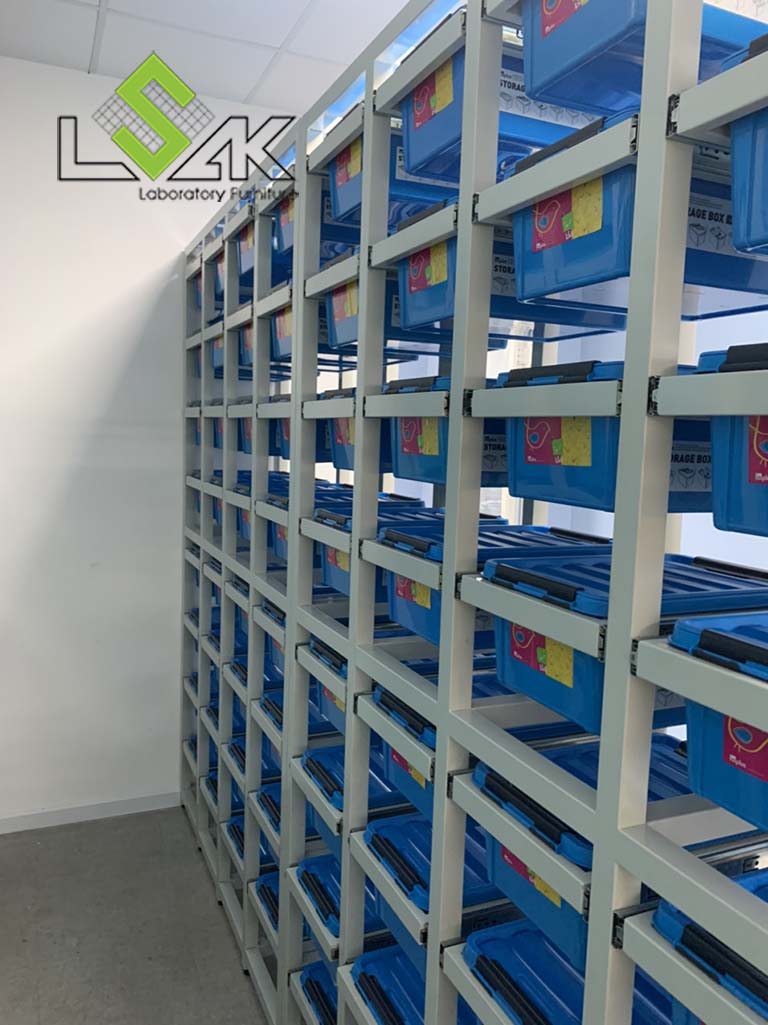 Kệ lưu mẫu dạng hộp