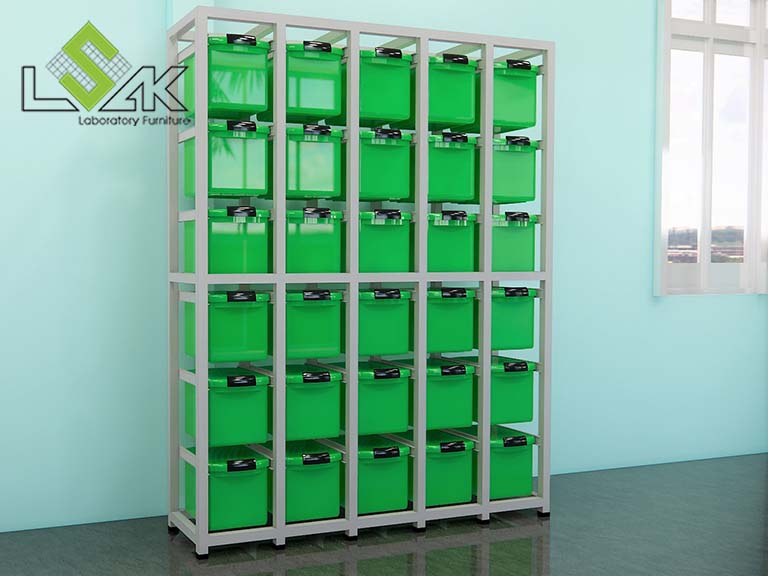 Kệ lưu mẫu dạng hộp