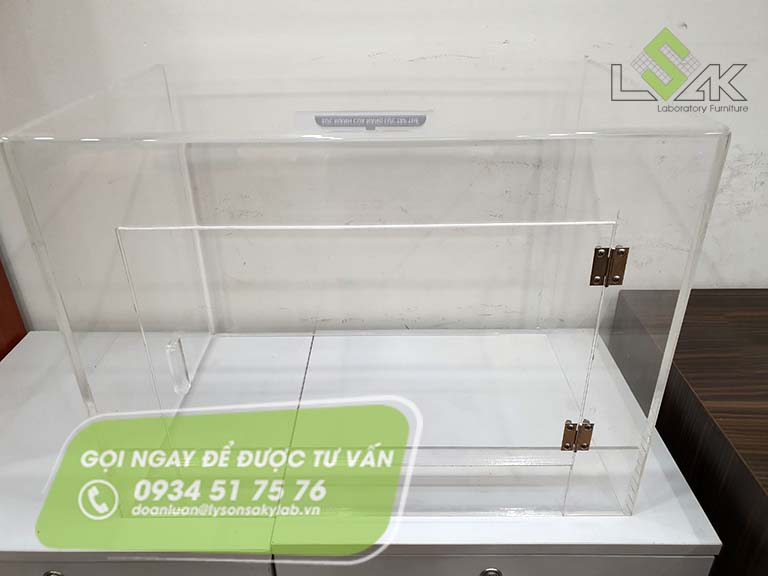 Lồng kính mica cho cân phân tích