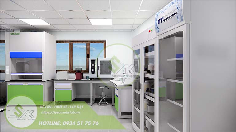Tủ mát phòng lab nghiên cứu và Phát triển Enzyme