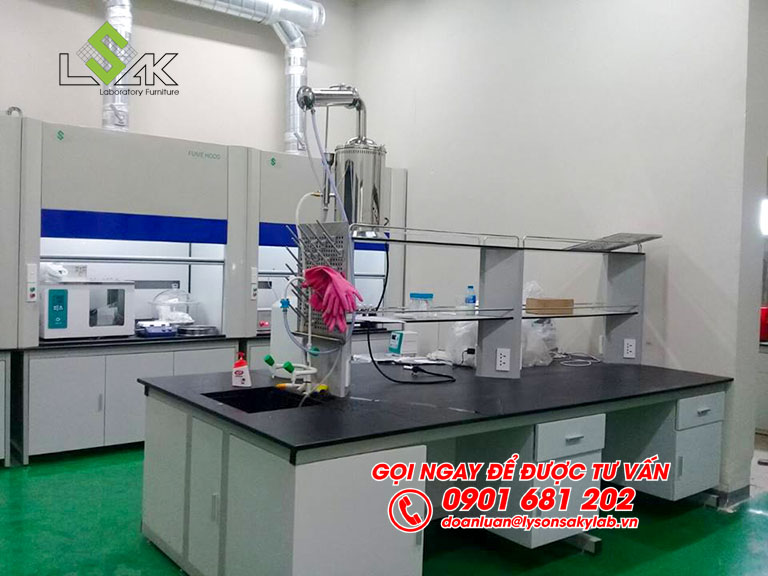 Thi công nội thất phòng QC nhà máy Kolon Industries Việt Nam