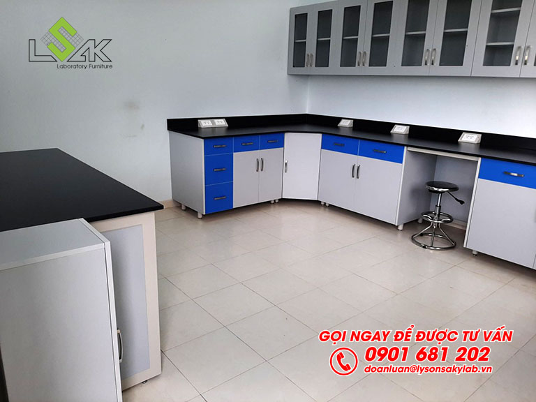 Thi công nội thất phòng thí nghiệm Trang trại bò sữa Vinamilk Tây Ninh
