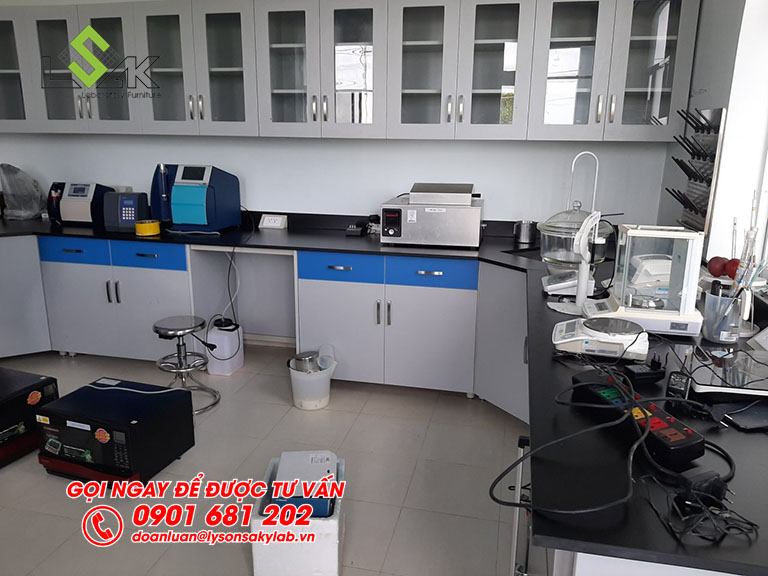 Thi công nội thất phòng thí nghiệm Trang trại bò sữa Vinamilk Tây Ninh