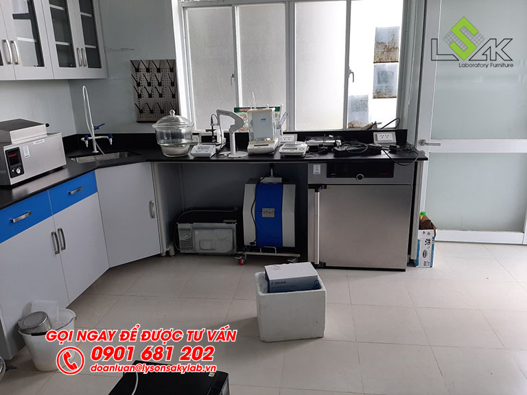 Thi công nội thất phòng thí nghiệm Trang trại bò sữa Vinamilk Tây Ninh