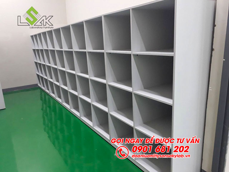 Tủ lưu mẫu phòng QC nhà máy Kolon Industries Việt Nam