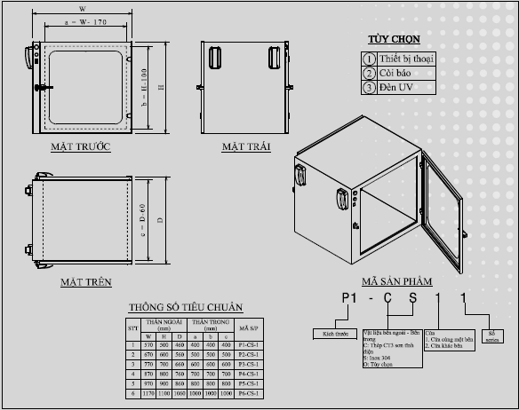 Bản vẽ kỹ thuật tủ chuyển mẫu passbox