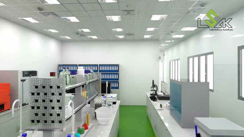 Thiết kế phòng QA/QC nhà máy dược phẩm