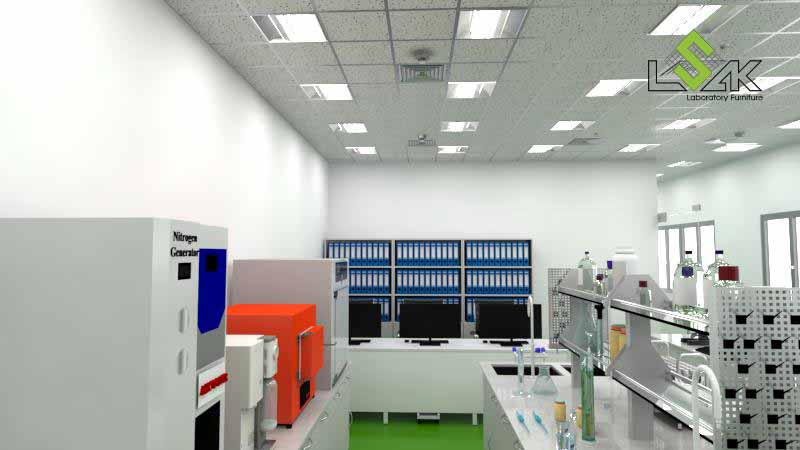 Thiết kế tủ hồ sơ phòng QA/QC nhà máy dược phẩm