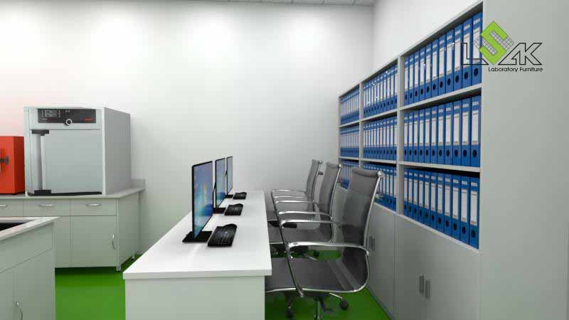 Thiết kế tủ hồ sơ phòng QA/QC nhà máy dược phẩm