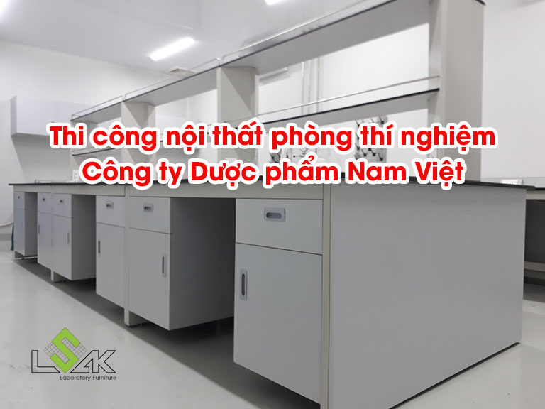 Thi công nội thất phòng thí nghiệm Công ty Dược phẩm Nam Việt