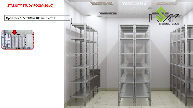 Thiết kế nội thất phòng lab nhà máy sản xuất thuốc thú y, thủy sản