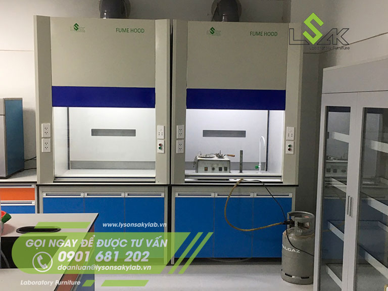 Tủ hút hóa chất phòng thí nghiệm