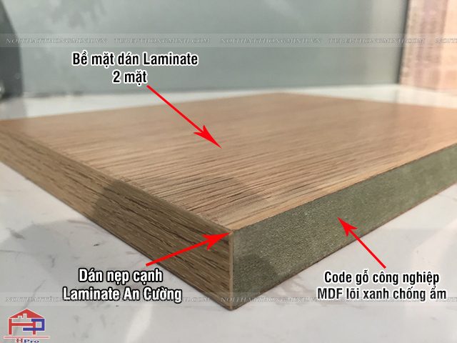 Cấu tạo gỗ laminate