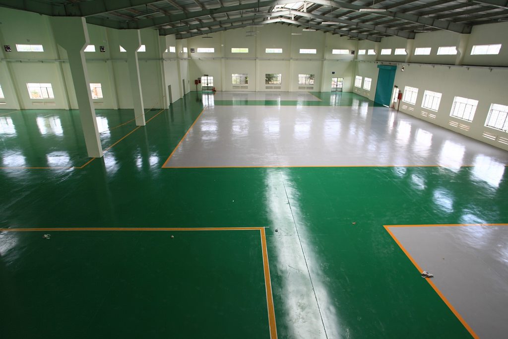 sơn epoxy sàn bê tông nhà xưởng