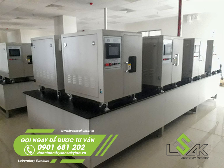 Bàn đặt máy thí nghiệm chịu tải trọng nặng