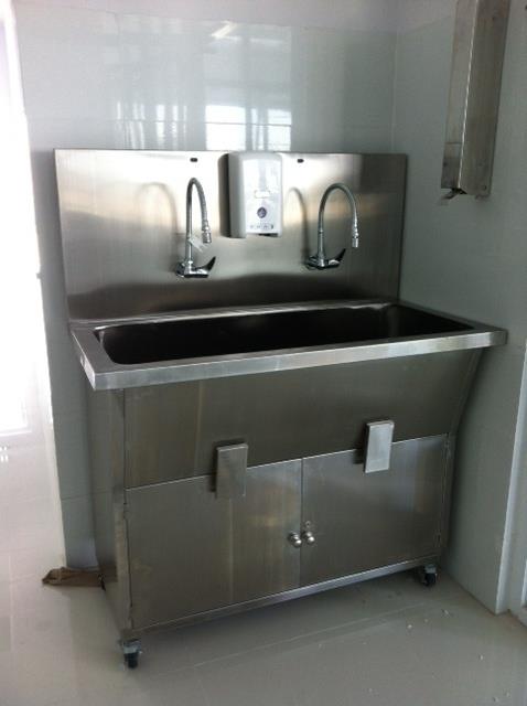 Bồn rửa tay inox cho bệnh viện