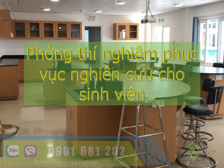 Phòng thí nghiệm trường học cho sinh viên nghiên cứu