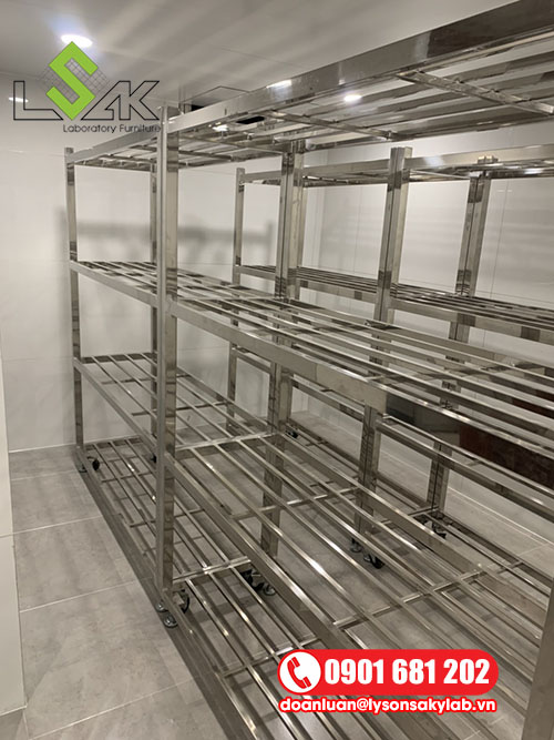 Kệ inox 4 tầng