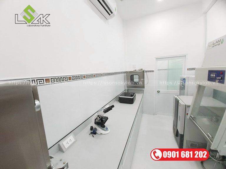 Bàn đặt thiết bị thí nghiệm phòng lab