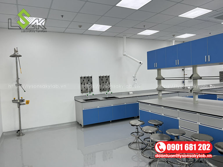 Ghế xoay inox phòng thí nghiệm