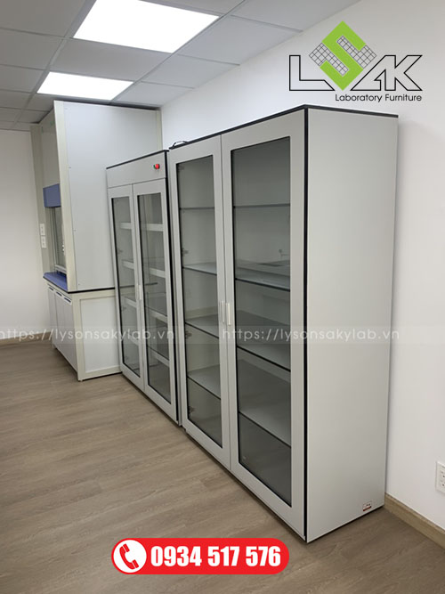 Tủ đựng hóa chất có lọc than hoạt tính phòng thí nghiệm