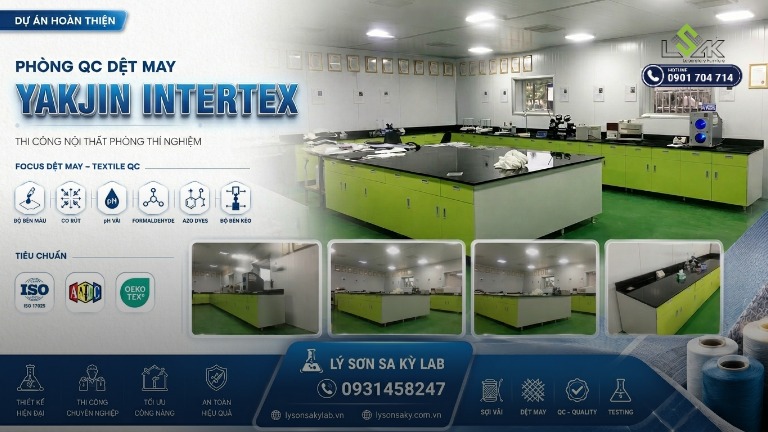 thi cong noi that phong lab cong ty yakjin intertex