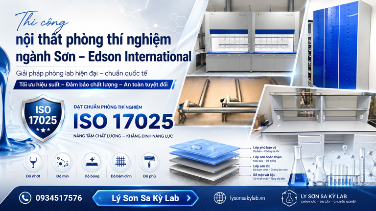 Thi công nội thất phòng thí nghiệm Edson International
