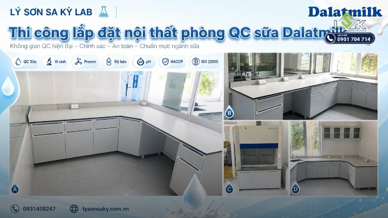 thi cong noi that phong thi nghiem nha may sua dalat milk