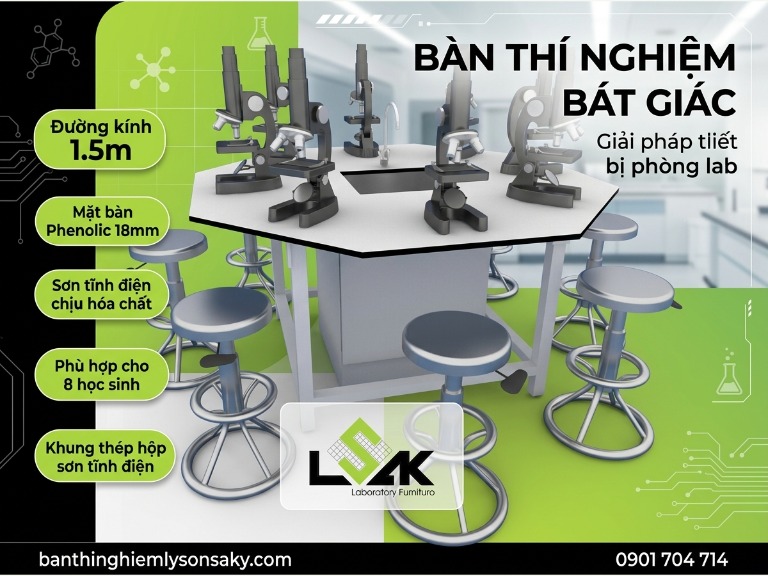 Bàn thí nghiệm bát giác