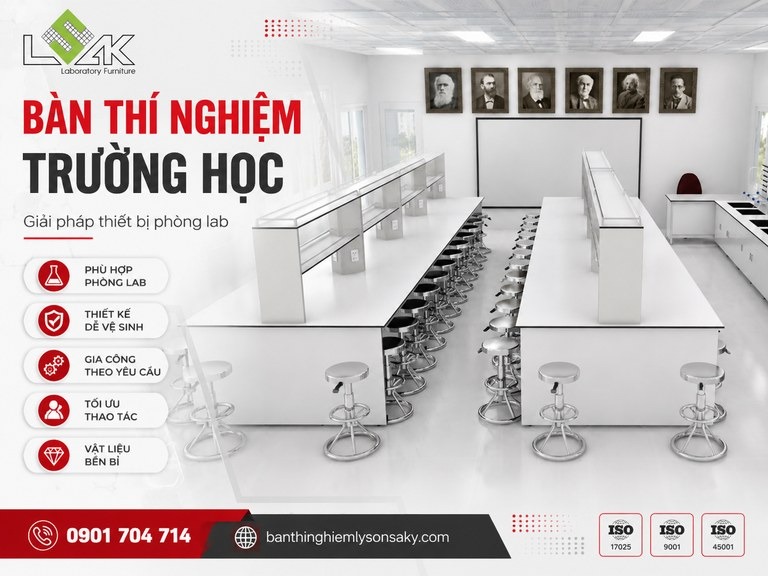Bàn thí nghiệm trường học