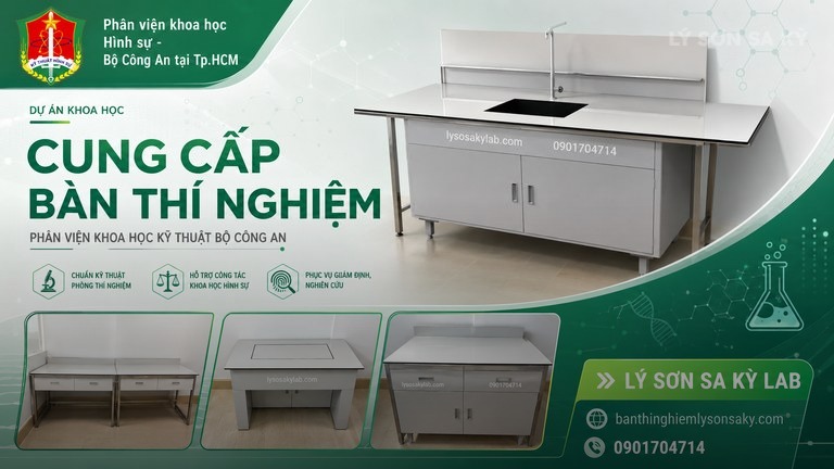 cung cap ban thi nghiem cho phan vien khoa hoc ki thuat bo cong an du an khoa hoc
