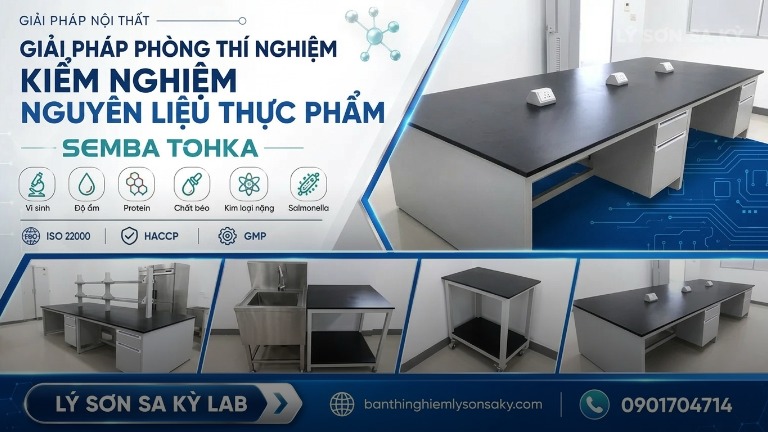 giai phap noi that phong thi nghiem chuyen dung cho nha may san xuat nguyen lieu thuc pham semba tohka