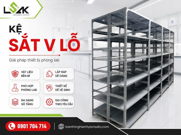 Kệ sắt v lỗ