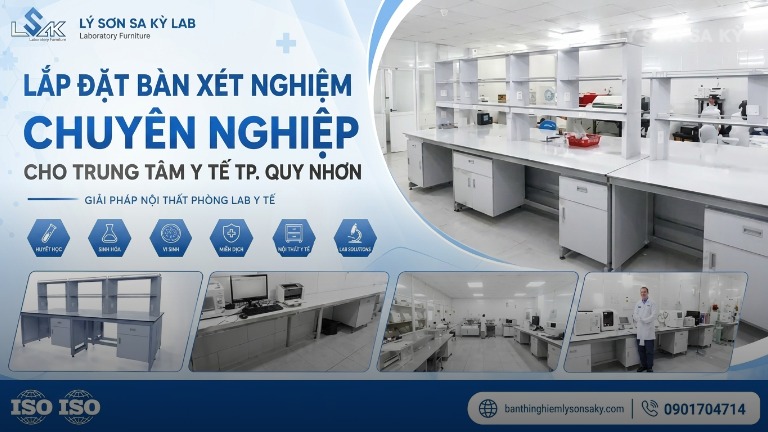 lap dat ban xet nghiem chuyen nghiep cho trung tam y te tp quy nhon