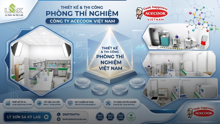 thiet ke phong lab cong ty acecook viet nam