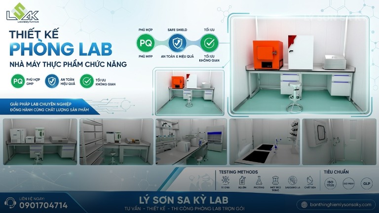 thiet ke phong lab nha may thuc pham chuc nang