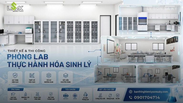 thiet ke phong lab thuc hanh hoa sinh ly
