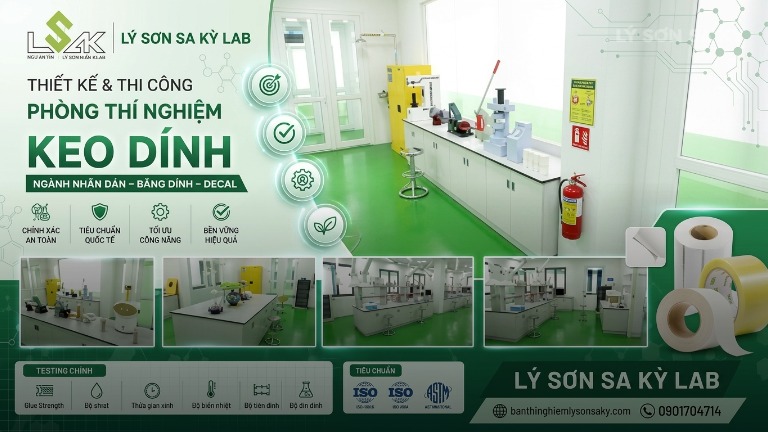 thiet ke phong thi nghiem cong ty keo dinh cho nganh nhan dan bang dinh va decal