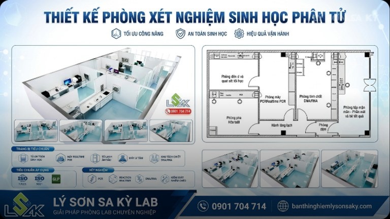 thiet ke phong xet nghiem sinh hoc phan tu