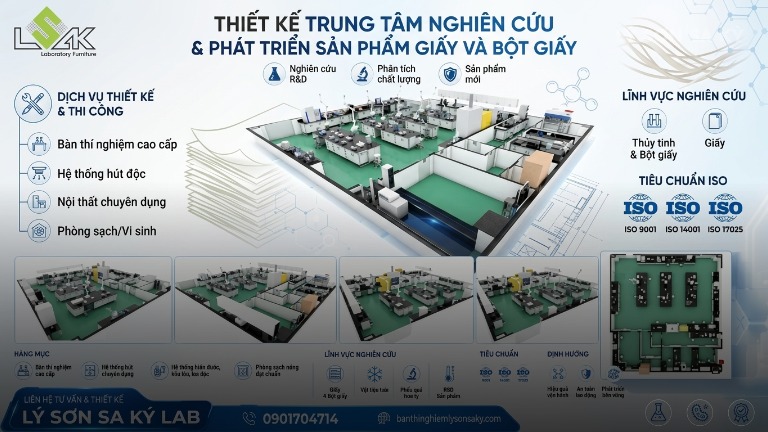 thiet ke trung tam nghien cuu phat trien san pham giay va bot giay