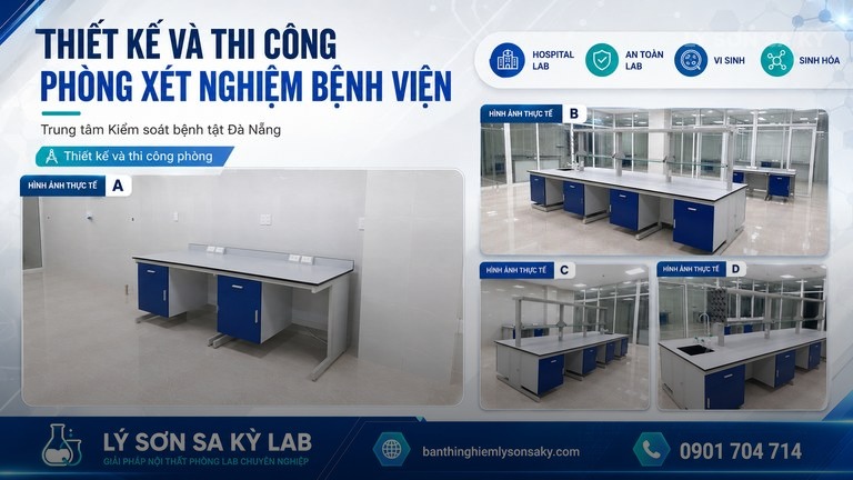thiet ke va thi cong phong xet nghiem benh vien tai trung tam kiem soat benh tat da nang