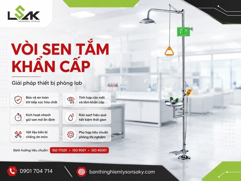 Vòi sen tắm khẩn cấp
