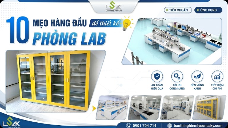 10 meo hang dau de thiet ke phong lab thanh cong