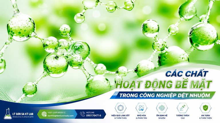 cac chat hoat dong be mat trong cong nghiep det nhuom