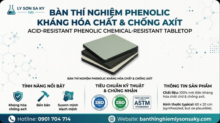 mat ban chiu axit phenolic chiu hoa chat
