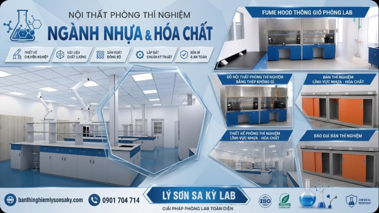 noi that phong thi nghiem cho nganh nhua va hoa chat