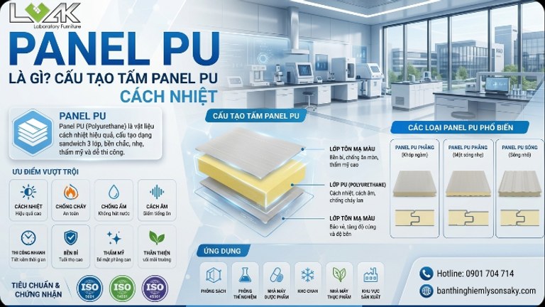panel pu la gi cau tao tam panel pu cach nhiet