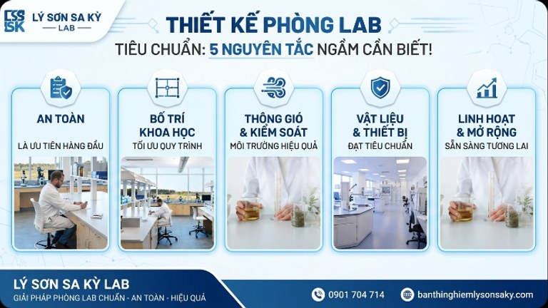 thiet ke phong lab tieu chuan 5 nguyen tac ngam can biet