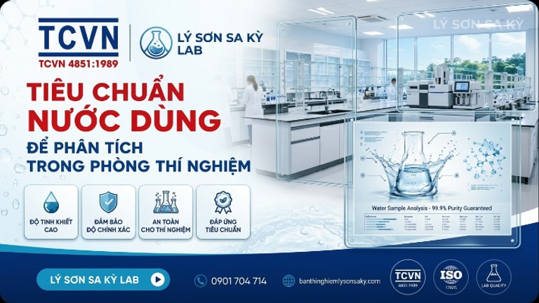 tieu chuan nuoc dung de phan tich trong phong thi nghiem